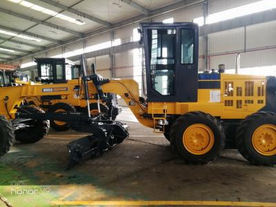 Enclosed Cab Heavy Equipment Motor Grader 97kw Power Output ROPS/FOPS Optional
