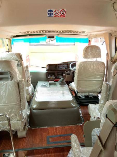 Manual City Mini Passenger Bus Gearbox 19 Seat Luxury Diesel ISUZU Engine