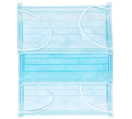 Dust Free  3 Ply Non Woven Face Mask , Disposable Mouth Cover Soft Nose Cushion