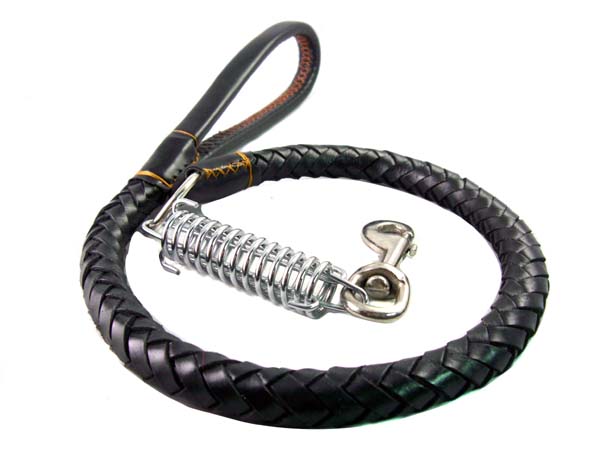 High quality braided rope pet dog collar chain leash dog collars in leather