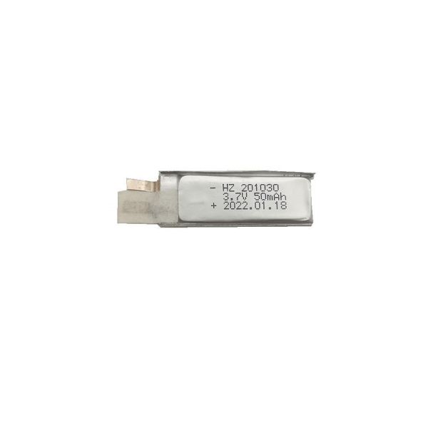 201030 3.7V 50mAh Ultra Thin Lipo Battery 2mm Lithium Battery For Smart ID Card