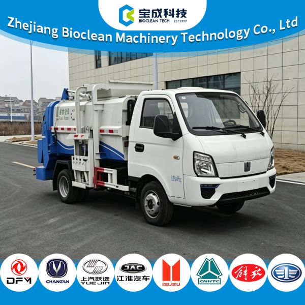 4.5 TONS Pure Electric Small Capacity Kitchen Food Garbage Waste Collection Truck