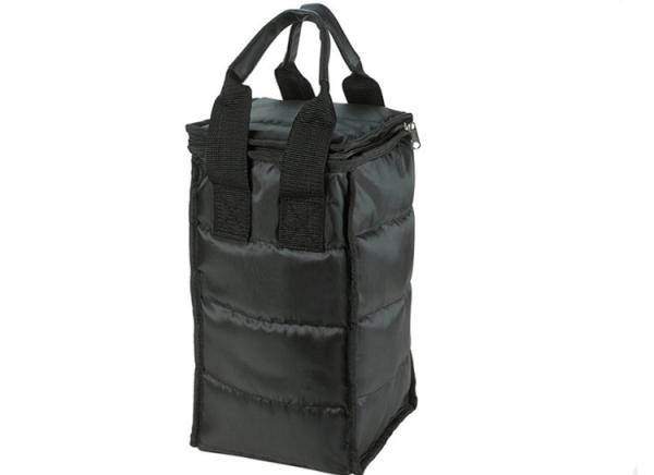 Factory supply Ice insulated nylon wine bottle cooler bag for four wines
