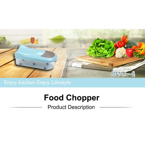 2 в 1 тяпке Shule овоща кухни LFGB с 8 отделяемыми лезвиями