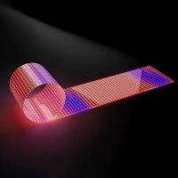 Écran de film à LED ultra-mince transparent Écran publicitaire flexible Écran mural en verre à LED pour fenêtre