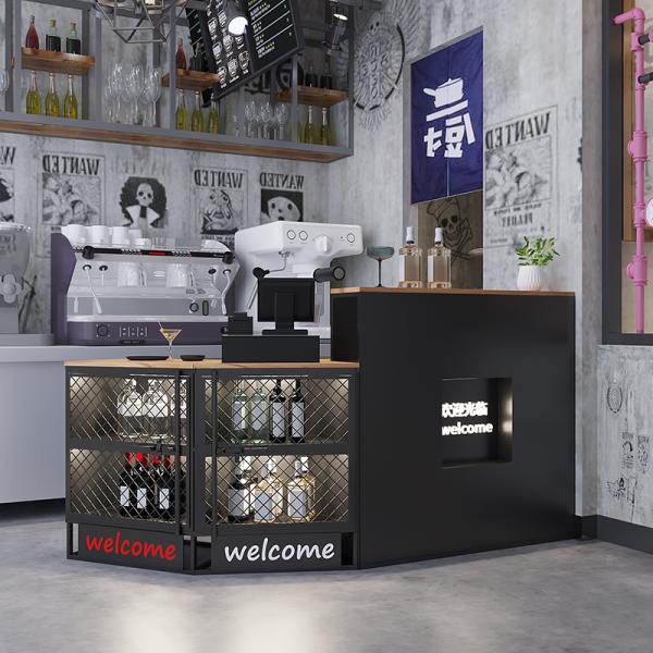 Modern Hotel Reception Desk Design with OEM ODM Accepted Front Desk Reception Counter