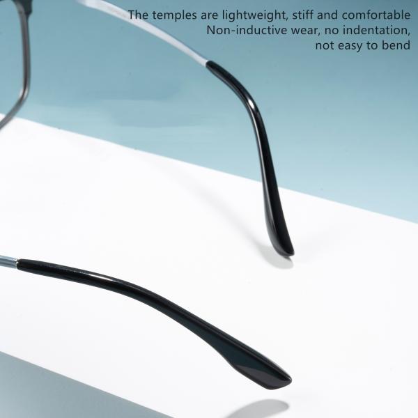 Магнитные чистые титановые алюминиевые очки Мода портативные очки