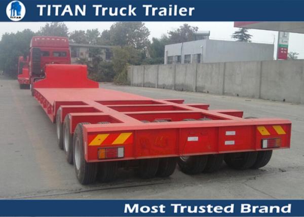 Customized Steel HG60 heavy duty utility trailer 100 - 150 ton 3 lines 6 axles