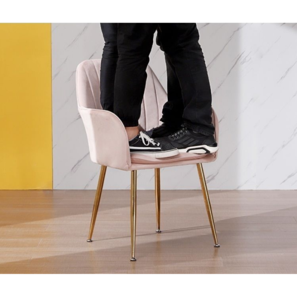 Dining Chairs Faux Leather Wooden Legs Dining Room Chair Hotel Luxury Dining Chair