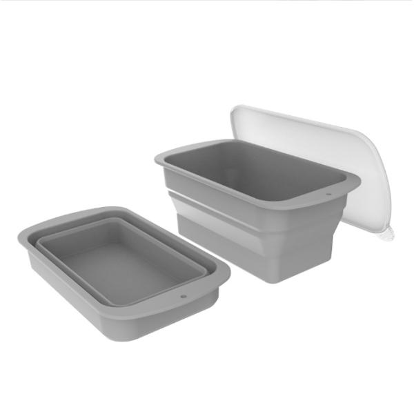 Sustainable Collapsible Ice Cube Tray Extra Large Reusable Silicone Ice Block Mold