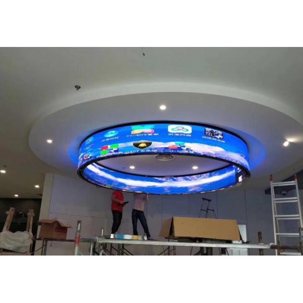 Гибкий изогнутый светодиодный дисплей IP65 водонепроницаемый 3840Hz высокая част