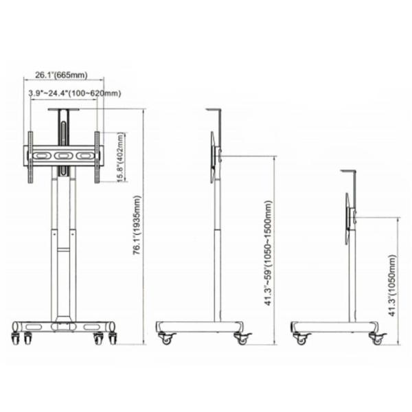 Передвижные анти- старея приборы стойки терапией красного света для облегчения боли кожи