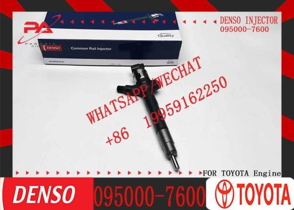 2AD-FTV inyector de boquilla de combustible diesel 095000-7600 095000 7600 inyector de boquilla de tren común 0950007600 para Toyota