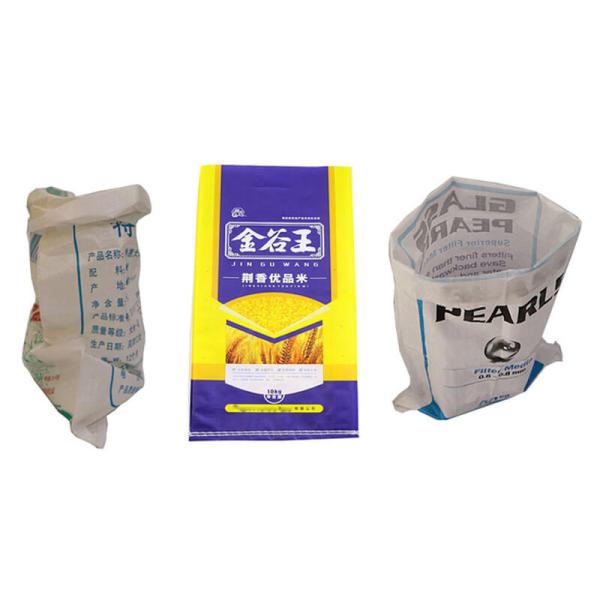 Food Grade 50Kg Polypropylene Packaging Bags , 15Kg WPP Rice Sack