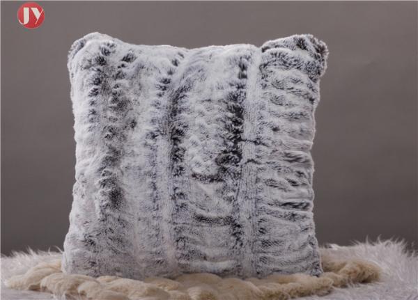 chirstmas Decorative sqaure throw pillow covers set faux fur cushion cover for sofa bedroom car