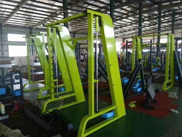 Multi-Functional Power Rack Gym Equipment Home Smith Machine for Squat Shoulder Chest Leg Press Back Arm Exercise Power Bench