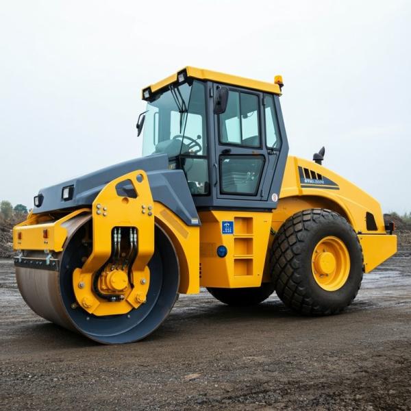 Rouleau compresseur vibrant monocylindre de 8 tonnes LTS208H avec moteur Cummins 75 kW à vendre