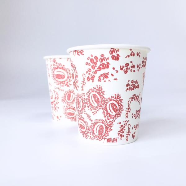 Coupe en papier unique enduite sans plastique écologique et sain 270 ml 9,5 oz imprimable