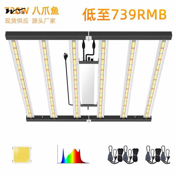 225 perlas LED 8000lm 600W 1200W 2000W luz de crecimiento de las plantas para semillas de suculentas de invernadero