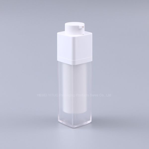 50ml Airless Pump Bottles crafted from food grade plastic Ensure Safe