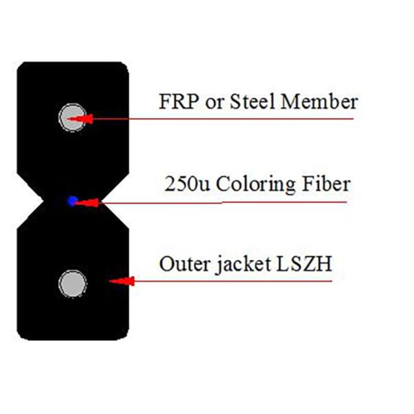 2.0*3.0mm Диаметр кабеля SC/APC на SC/UPC Волоконно-оптический патч-кабель для сети FTTx CATV