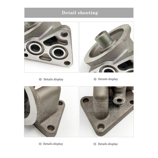 Аксессуары экскаватора цены со скидкой поставки фабрики смазывают голову E200B 192-6 фильтра для масла держателя решетки