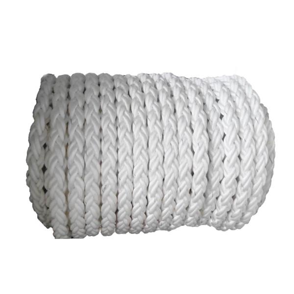 12 Strand Hollow Braid Polypropylene Rope , Coloured Polypropylene Rope