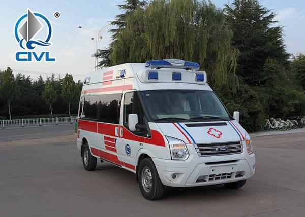 New Medical Ambulance Long Axis Middle And High Roof Medical Ambulance