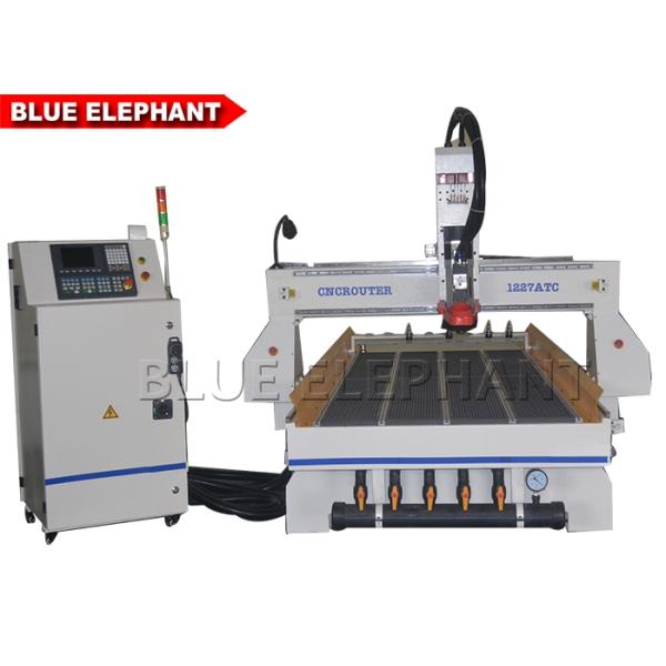 Taiwan SYNTEC (6MB) control syste 1227 ATC multi spindle wood engraver / mini 3d   cnc wood router for sale