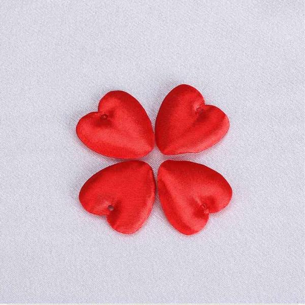 Multi-Color Fabric Heart Applique Padded Applique Crafts For DIY Scrapbooks Crafts