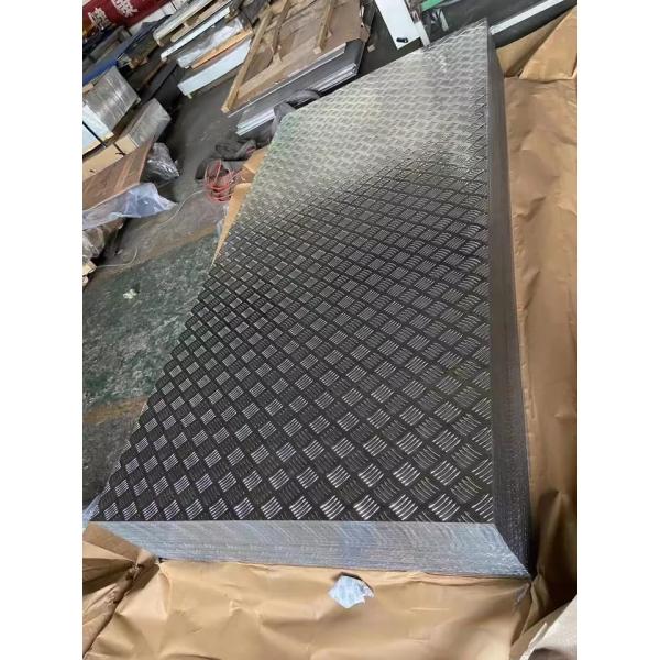 Тисненая алюминиевая клетчатая пластина толщиной 1 мм 2 анодированная 1 дюйм 3003 6061 T6