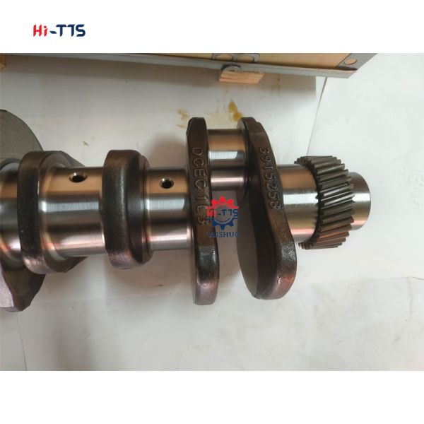 Hi-TTS Forged Steel Crankshaft for 6BT/6BT5.9 Excavator Diesel Engine Part Guangdong Origin Whit Gear Part Numbers 5313645