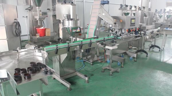 Tooth Washing Powder Filling Line 10 - 500g Filling Range High Speed 60Hz