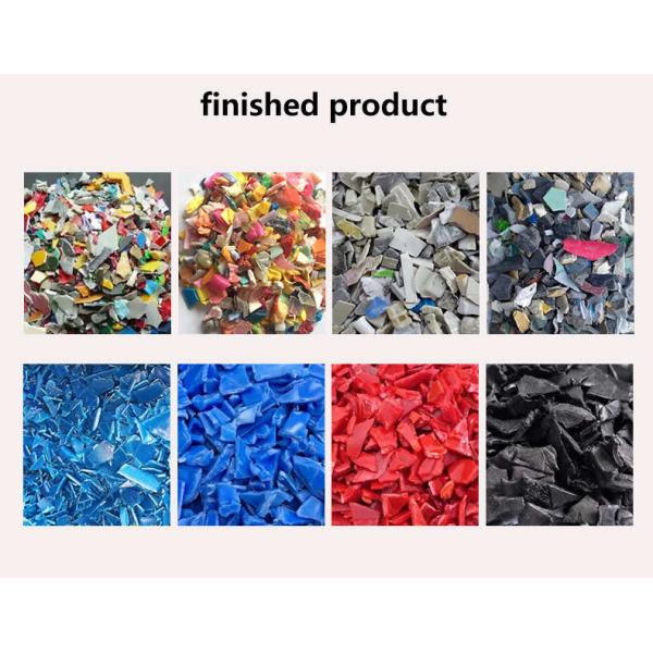 Waste Plastic Crushing Recycling Production Line PE Plastic Crushing Recycling