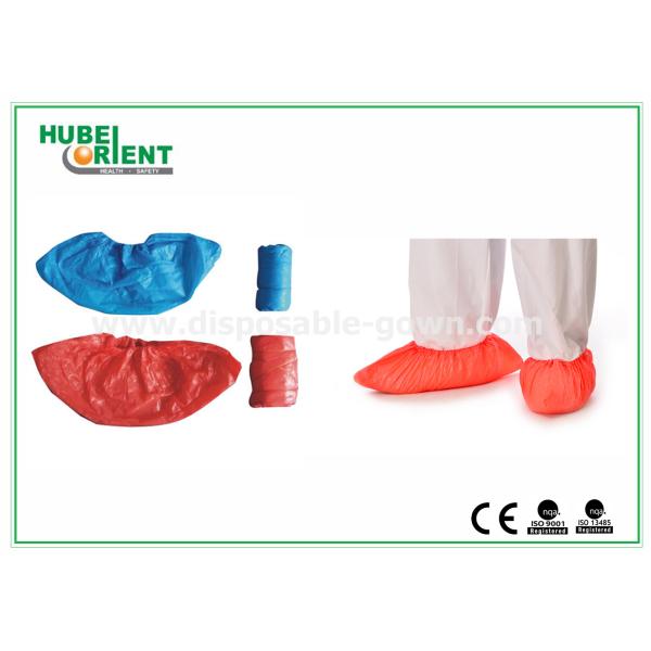 Free Inch Disposable Use CPE Shoe Cover For Keep Clean With Various Color