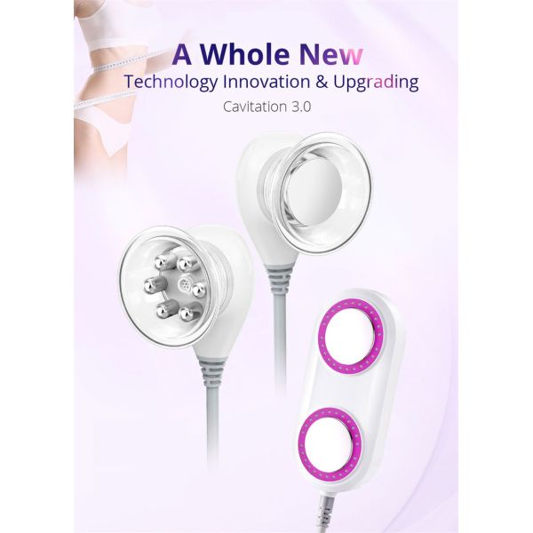 Rf 40k Ultrasonic Fat Cavitation Machine Cavstorm 3.0 Vacuum Cup Weight Loss