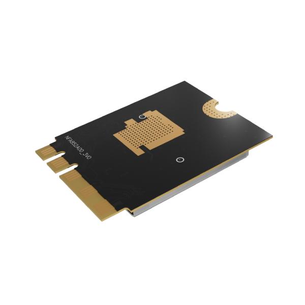 高速ダブルバンド2.4/5.8GHz WiFi 6 & BT5.2 モジュール 2x2 MIMO PCIE M経由で1200Mbps2