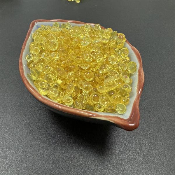 Yellow Semicircle Form Polyamide Resin S10 Similar To UNIREZ 2215 / Versamid 757 For Alcohol Printing Ink