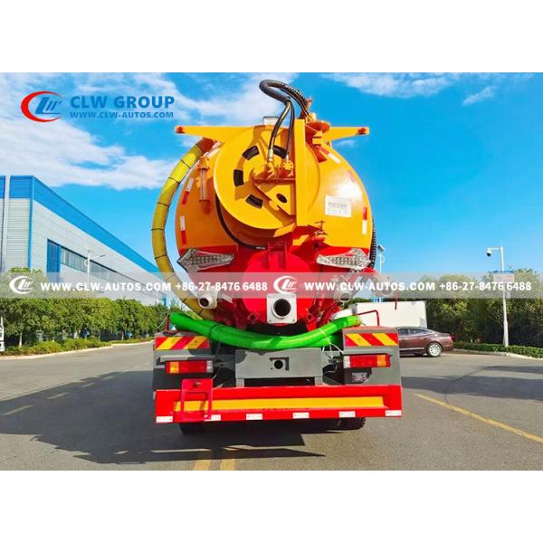 Высокое давление очистки сточных вод тележки вакуумной канализации Sanitaion 18CBM