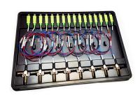 Diodo láser coaxial da manutenção programada 9/125um 1310nm 2.5GHz FP & do DFB da trança da fibra ótica do SC /FC/LC APC