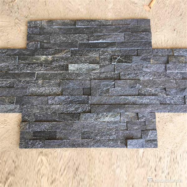Slate Culture  Stone Natural stone Midnight black wallstone 60x15cm