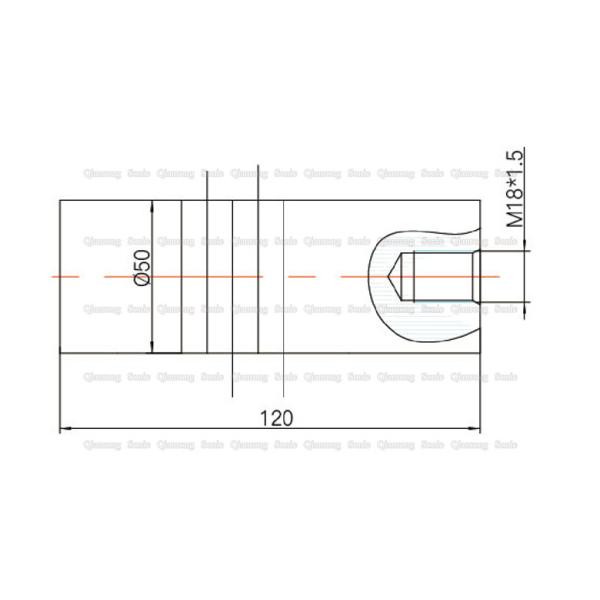 Длинный столбец керамика 1500 диаметров датчика 50мм ультразвуковой заварки ватта