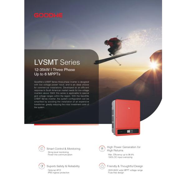 Goodwe 35 Kw солнечный инвертор LVSMT GW35KLS-MT Три фазы