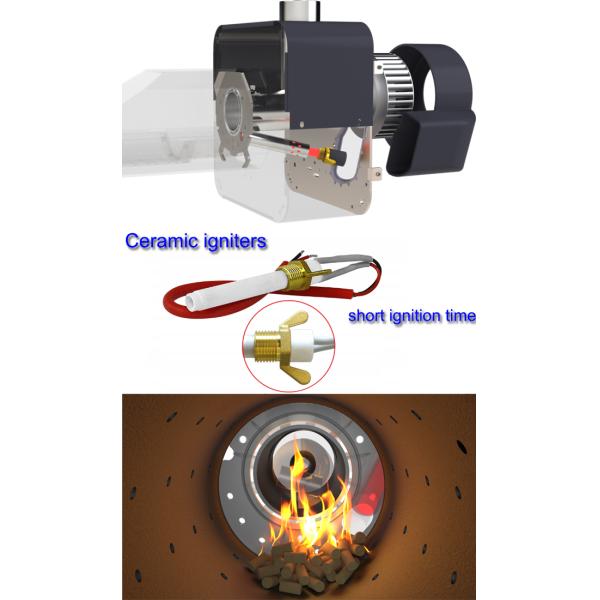 Оригинальные керамические зажигатели винт в 200 Вт Пелетный печь зажигатель для пелетных горелки PELLASX