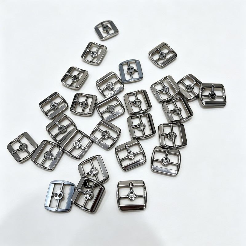 Silver Fashion Shoe Buckles Corrosion Resistant Material Ensuring Long Lasting Shine