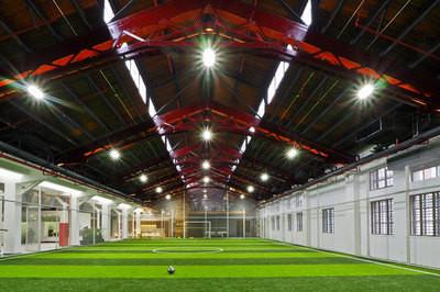 Q355  H Section Commercial Steel Building Prefabricated Sports Building Galvanised