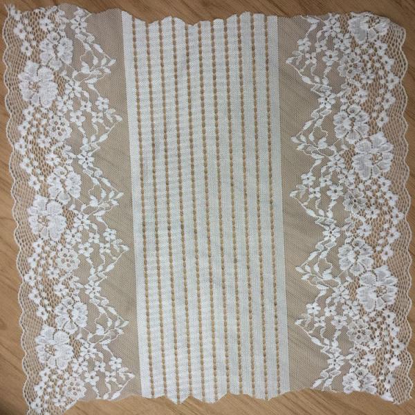 36cm wide 2017 New Fashion Lace Border/ underwear cotton lace edge in Ivory and Black Color
