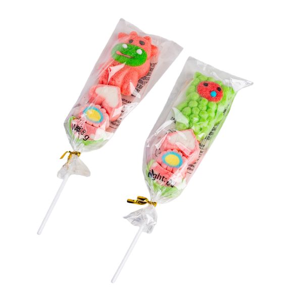 Cartoon Shape Marshmallow Children's Snacks Sweet Cream Coated Soft Cotton Candy
