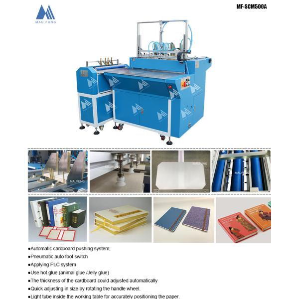 Máquina de fabricação de caixas para diplomas e certificados semi-automática, máquina de fabricação de caixas para livros de capa dura MF-SCM500A