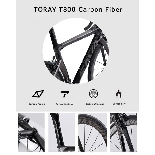 50mm Wheels Phantom 3.0 Bike T800 Carbon Frame ULTEGRA 22S